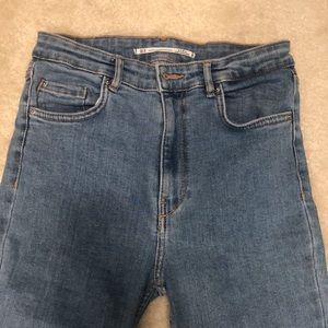 Zara semi high waist skinny fit sz6 denim